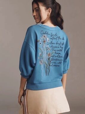 The Niki Bubble Sweatshirt by Pilcro